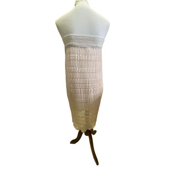 Channa Champagne Lace Fully Lined Pleated Midi/Maxi Skirt NWOT - Picture 15 of 16